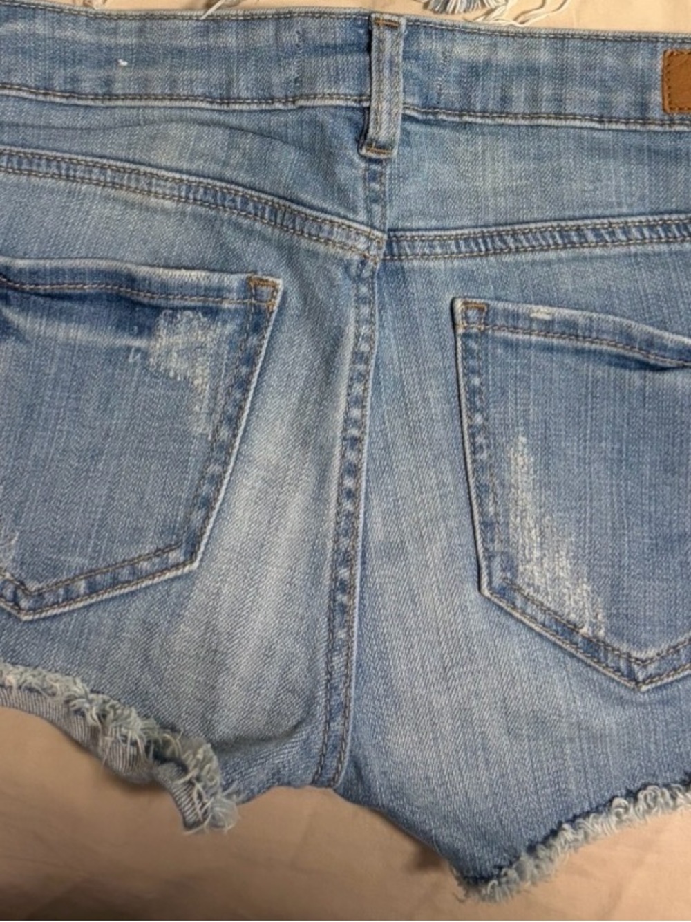 Garage Light Blue Denim Jean Shorts